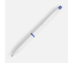 Ручка шариковая Bright Pop, белая с синим