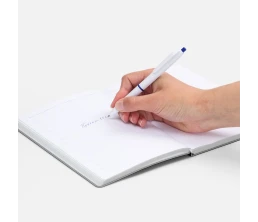 Ручка шариковая Bright Pop, белая с синим