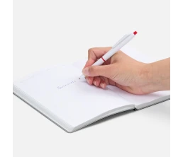 Ручка шариковая Bright Pop, белая с красным