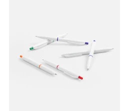 Ручка шариковая Bright Pop, белая