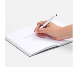 Ручка шариковая Bright Pop, белая с фиолетовым