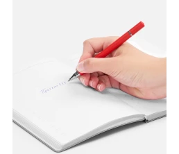 Ручка шариковая и вечный карандаш Diptych, ярко-красная