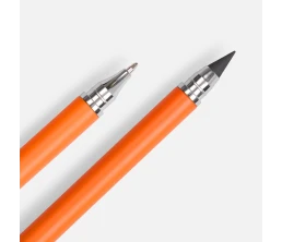 Ручка шариковая и вечный карандаш Diptych, оранжевая