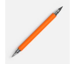 Ручка шариковая и вечный карандаш Diptych, оранжевая