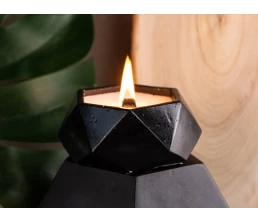 Свеча в декоративном стакане 