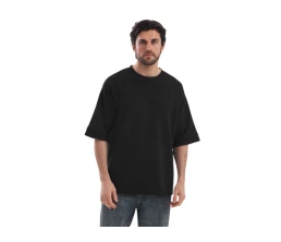 Футболка Kyoto из джерси 180 г/м2 с пич отделкой, унисекс, черный