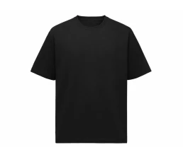 Футболка Kyoto из джерси 180 г/м2 с пич отделкой, унисекс, черный