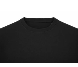 Футболка Kyoto из джерси 180 г/м2 с пич отделкой, унисекс, черный