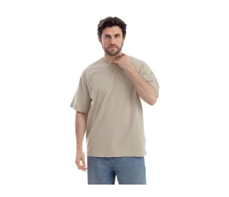 Футболка Kyoto из джерси 180 г/м2 с пич отделкой, унисекс, оливковый