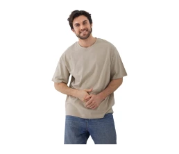 Футболка Kyoto из джерси 180 г/м2 с пич отделкой, унисекс, оливковый