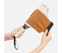 Зонт обратного сложения Easyroll, бежевый