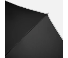 Зонт обратного сложения с ручкой-карабином Foldberry, черный
