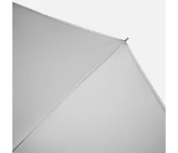 Зонт обратного сложения с ручкой-карабином Foldberry, серый