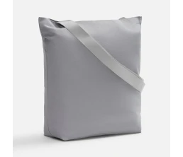 Шопер B5, серый с широкими серыми ручками