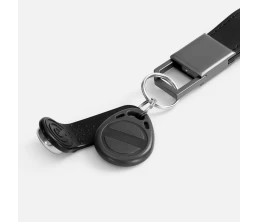 Брелок с карабином Rengas, черный