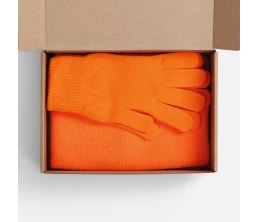 Набор Knit Warm, оранжевый