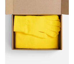 Набор Knit Warm, желтый