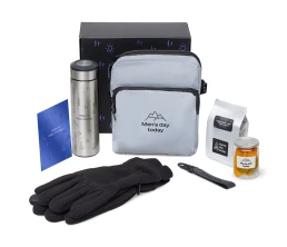 Подарочный набор «Re:m. Step»  с термосом, перчатками и сумкой