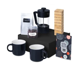 Подарочный набор «Re:y. Together»  с френчпрессом, кружками и дженгой