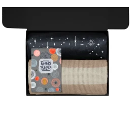 Подарочный набор «Re:y. Warm» с пледом, термосом и чаем