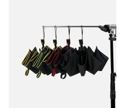 Зонт складной Edgeline, темно-синий