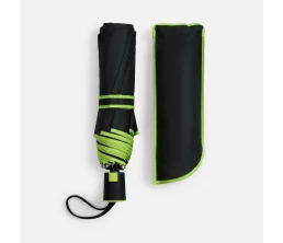 Зонт складной Edgeline, зеленое яблоко
