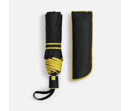 Зонт складной Edgeline, желтый