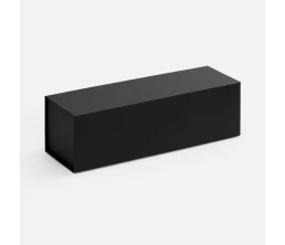 Коробка складная под бутылку Color Jacket Fold, черная