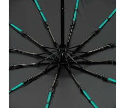 Зонт складной с УФ-защитой Ribstar, черный