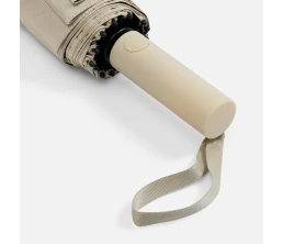 Зонт складной с УФ-защитой Ribstar, бежевый