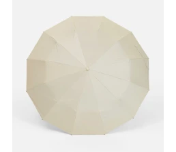 Зонт складной с УФ-защитой Ribstar, бежевый