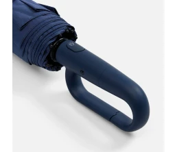 Зонт складной Skymate с УФ-защитой и ручкой-карабином, темно-синий