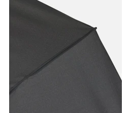 Зонт обратного сложения twoGether с двойным куполом, черный