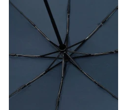 Зонт складной Smooth Move с плавным закрытием, темно-синий