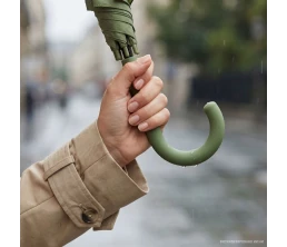 Зонт-трость Jolly Brolly, зеленый (хаки)