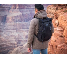 Складывающийся рюкзак-мессенджер «Venturer Eco» для ноутбука 16