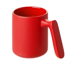 Кружка матовая с прямой ручкой 