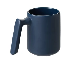 Кружка матовая с прямой ручкой "Axio", 360 мл, темно-синий