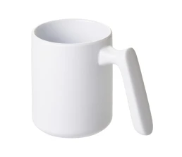 Кружка матовая с прямой ручкой 