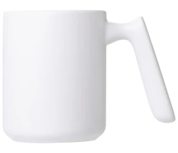 Кружка матовая с прямой ручкой 