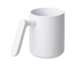 Кружка матовая с прямой ручкой "Axio", 360 мл, белый