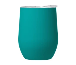 Термокружка Sense Gum, soft-touch, непротекаемая крышка, 370мл, крафтовая упаковка, бирюзовый 320C