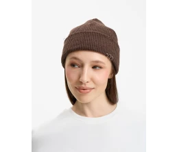 Шапка Ribelle, коричневый меланж