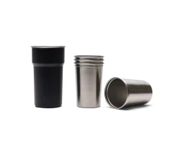 Термокружка VINGA Parks в комплекте с 4 кружками из нержавеющей стали