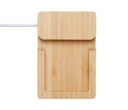 USB хаб «Memo», 2*USB, 2*Type C, бамбук