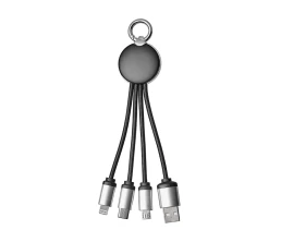 Зарядный кабель 3-в-1 с подсветкой лого «Ion mini»