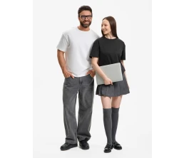 Футболка унисекс Durington, белая