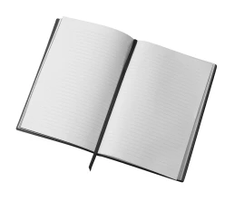 Блокнот C1 софт-тач, гибкая обложка, 128 листов, черный