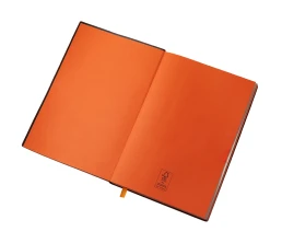 Блокнот C1 софт-тач, гибкая обложка, 128 листов, оранжевый