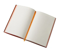 Блокнот C1 софт-тач, гибкая обложка, 128 листов, оранжевый